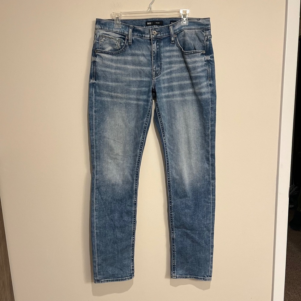Buckle BKE Jeans Mason Straight Leg Medium Wash Blue Denim Stretch Mens 34x34